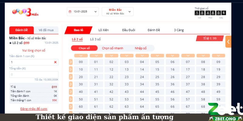 Thiết kế giao diện sản phẩm ấn tượng